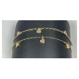 Pair of 10k Gold Bracelets