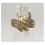 10k Gold Diamond? Cluster Ring Size 7.5