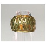 10k 'AAJ' Gold Ring Size 7