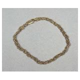 14kt Gold Chain Bracelet