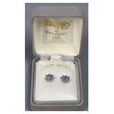 14kt Gold Tanzanite Earrings