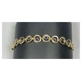 '585' Stamped Gold Bracelet