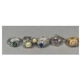 (5) Costume Jewelry Rings