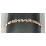 Bracelet Marked ' C Co. STER 12k'