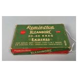 Twenty Cartridges of Remington .30-40 Krag