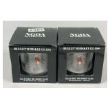 Pair of Bullet Whiskey Glasses