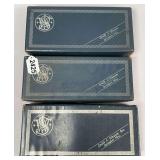 (3) Smith & Wesson Handgun Boxes