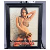 Winchester Framed Advertising Woman Photo