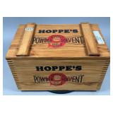 Hoppe's Number Nine Nitro Powder Solvent Wooden Box