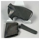 Assortment of Hard Rubber Revolver Grips & Grip Attachments