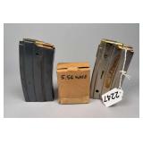 Pair of Magazines & Box Full of .223 Rounds