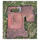 International Harvester 50 lb Suitcase Weights
