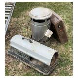 Sears 50,000 BTU Heater & Pair of Propane Heaters