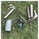 Oil Can, Grease Guns, & Oilers