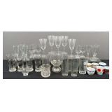 Sake Set & Assorted Shot Glasses