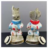 (2) Beams Trophy Political Party Decanters