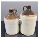 Pair of Small Stoneware Jugs