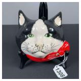 Ceramic Cat Head Wall Decor