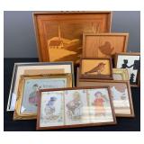 Assortment of Picture Frames & Decor