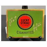 Lucky Strike Cigarette Tin with Cigarettes