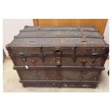 Flat Top Steamer Trunk