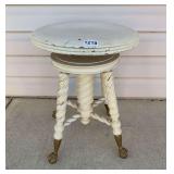 Claw Foot Piano Stool