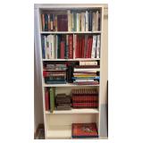 Wooden Book Shelf & Books