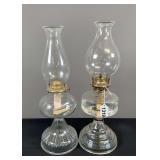 Pair of Oil Lamps