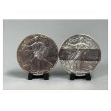 2002 & 2014 Silver Dollars