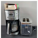 Cuisinart Coffee Maker & KRUPS Toaster