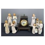 Willow Tree Figures & Clock