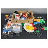 Christmas Candles, Santa Candy Dish, & Christmas Decorations