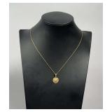 14K Gold Necklace & 14K Pendant
