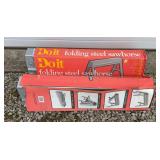 (2) Do-It Folding Steel Sawhorses