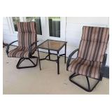 Patio Chairs & Side Table