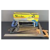 Mitre Box, Hand Saws, & Carpenter Square