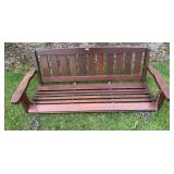 Treated Wood Porch Swing & Chains