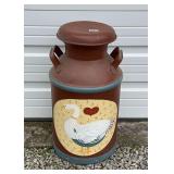 Painted Milk Can