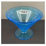 Blue Glass Candy Bowl