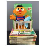 Sesame Street Library Books & Baby Ernie Toy