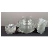 Assortment of Glass Mixing Bowls & Storage Bowls