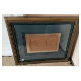 Framed Sail Boat Art