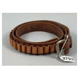 Leather Bullet Belt