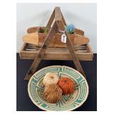 Wooden Stand, and Table Decor
