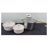 Stainless Steel Popcorn Maker, Storage Containers and Corningware
