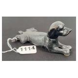 Small Cast Iron Dog Door Stop