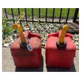 (2) Gas Cans