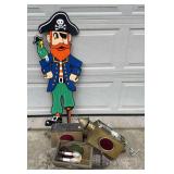 Pirate Cutout & Lanterns From Long John Silvers