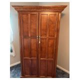 Entertainment Center with Magnavox Television and VCR
