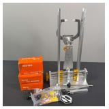 Bicycle Wheel Truing Stand with Dial Indicator Gauges